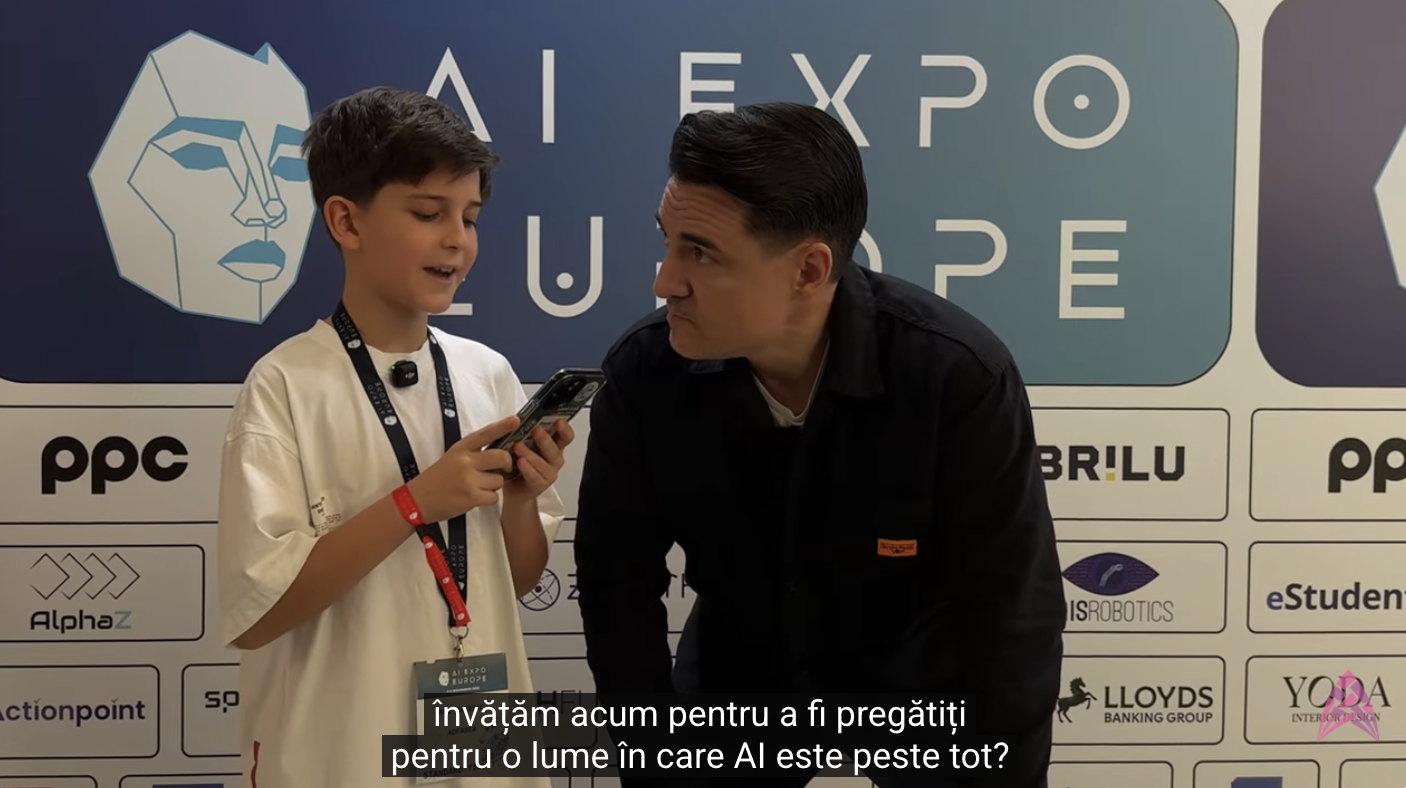 Mini-interviu cu George Buhnici la AI Expo Europe